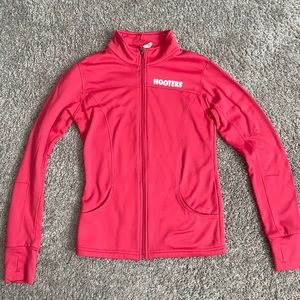 Hooters Coral Pink Tracksuit Jacket